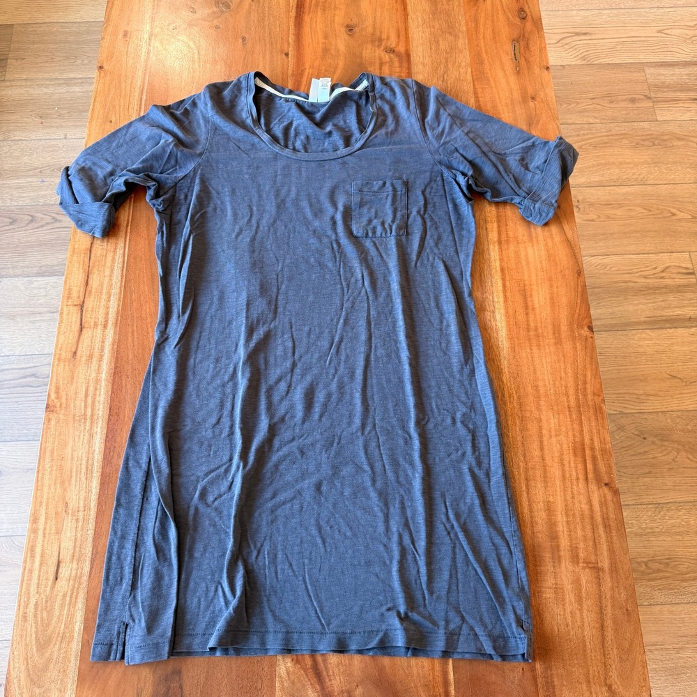 Ambrielle Women's Gray Night Shirt Size L